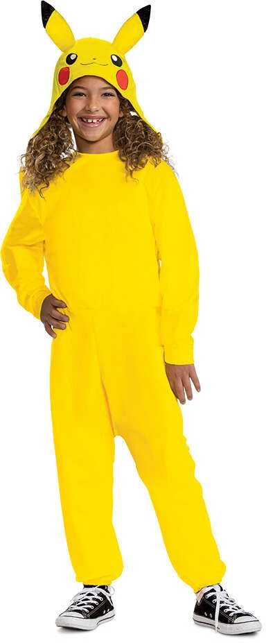 Karnavalinis kostiumas Pokemon Pikachu kostiumas geltonas maskuoklis 127-136 cm (7-8 metai) Kigurumi