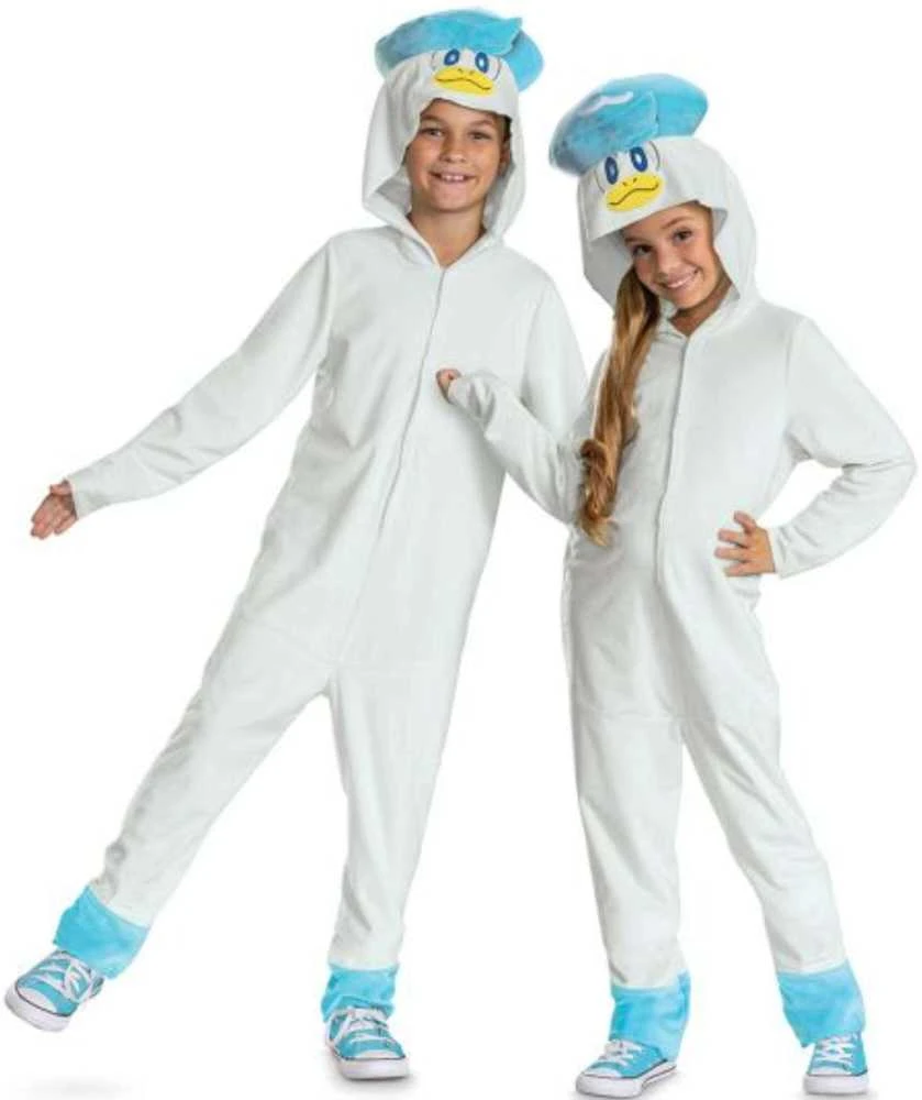 Karnavalinis kostiumas Pokemon Quaxly kostiumas baltas maskuoklis 127-136 cm (7-8 metai) Kigurumi