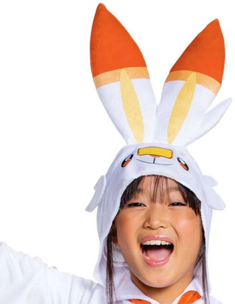 Karnavalinis kostiumas Pokemon Scorbunny kostiumas baltas maskuoklis 126-136 cm (7-8 metai) Kigurumi