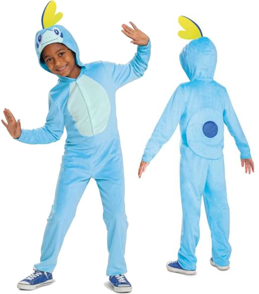 Karnavalinis kostiumas Pokemon Sobble kostiumas mėlynas maskuoklis 126-136 cm (7-8 metai) Kigurumi