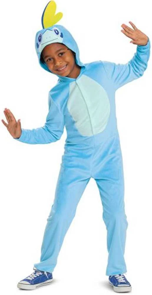 Karnavalinis kostiumas Pokemon Sobble kostiumas mėlynas maskuoklis 126-136 cm (7-8 metai) Kigurumi