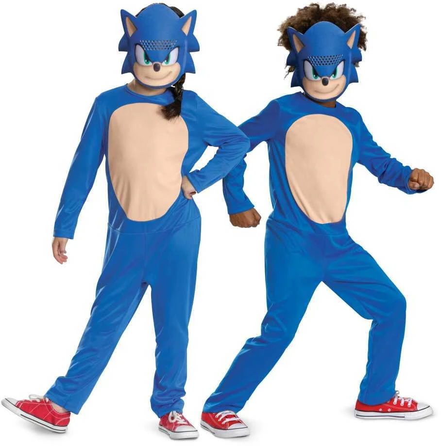 Sonic the Hedgehog karnavalinis kostiumas berniukams ir mergaitėms 127-136 cm (7-8 metų)