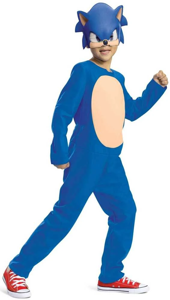Sonic the Hedgehog karnavalinis kostiumas berniukams ir mergaitėms 127-136 cm (7-8 metų)