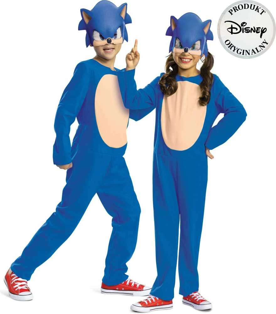 Sonic the Hedgehog karnavalinis kostiumas berniukams ir mergaitėms 127-136 cm (7-8 metų)
