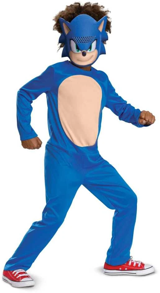Sonic the Hedgehog karnavalinis kostiumas berniukams ir mergaitėms 127-136 cm (7-8 metų)