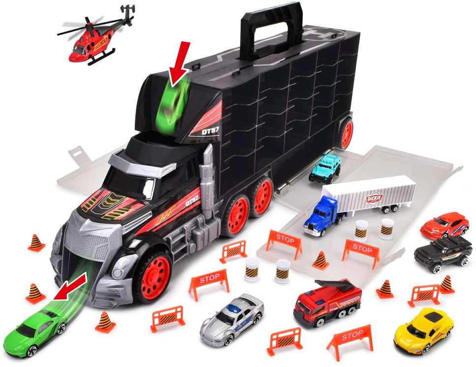 Simba Toys DICKIE TOYS mašinų lagaminas sunkvežimis, 203749023