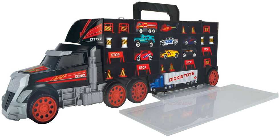 Simba Toys DICKIE TOYS mašinų lagaminas sunkvežimis, 203749023