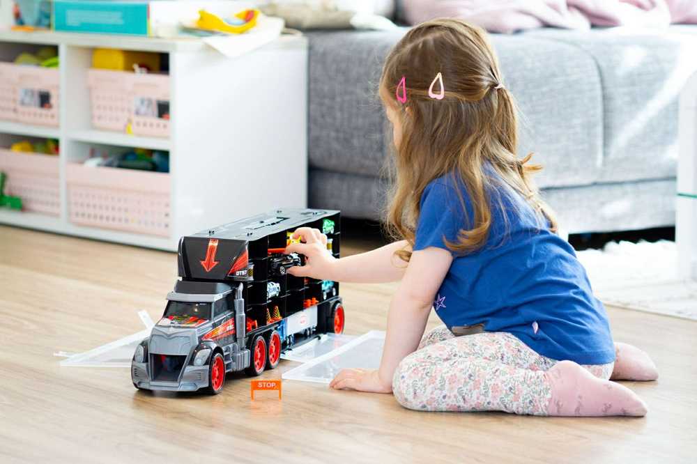 Simba Toys DICKIE TOYS mašinų lagaminas sunkvežimis, 203749023