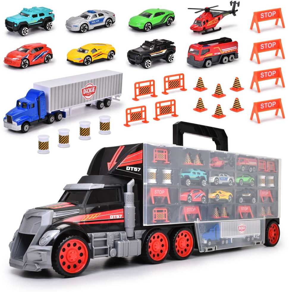 Simba Toys DICKIE TOYS mašinų lagaminas sunkvežimis, 203749023