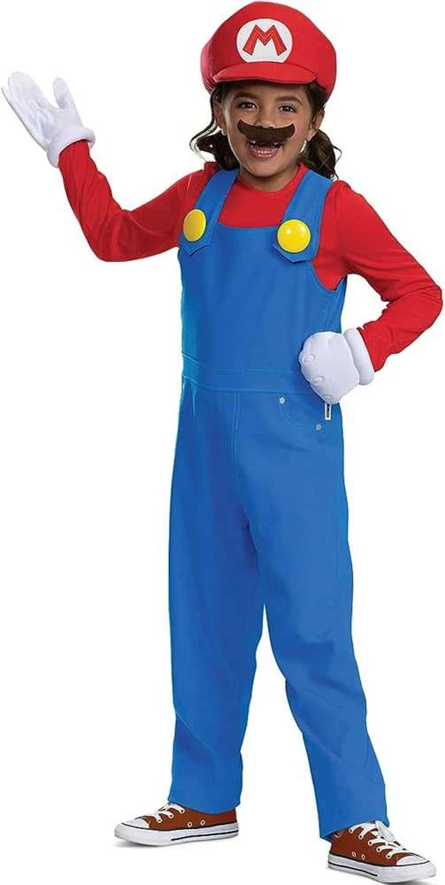 Super Mario karnavalinis kostiumas berniukams ir mergaitėms 137-149 cm