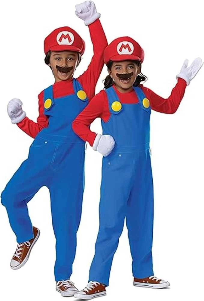 Super Mario karnavalinis kostiumas berniukams ir mergaitėms 127-136 cm (7-8 metų amžiaus)