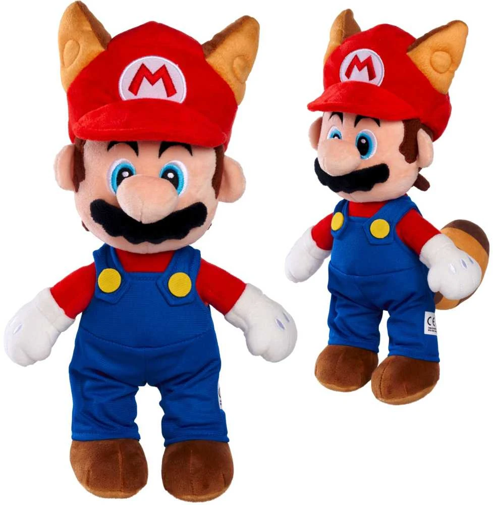 Simba Super Mario pliušinis žaislas, 30 cm, spalvotas