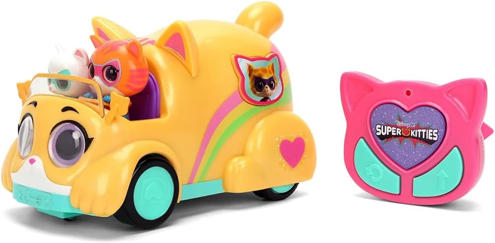 Jada Toys Superkoty zdalnie sterowany samochód RC Basic Car su Ginny i Bitsy światłem i dźwiękiem