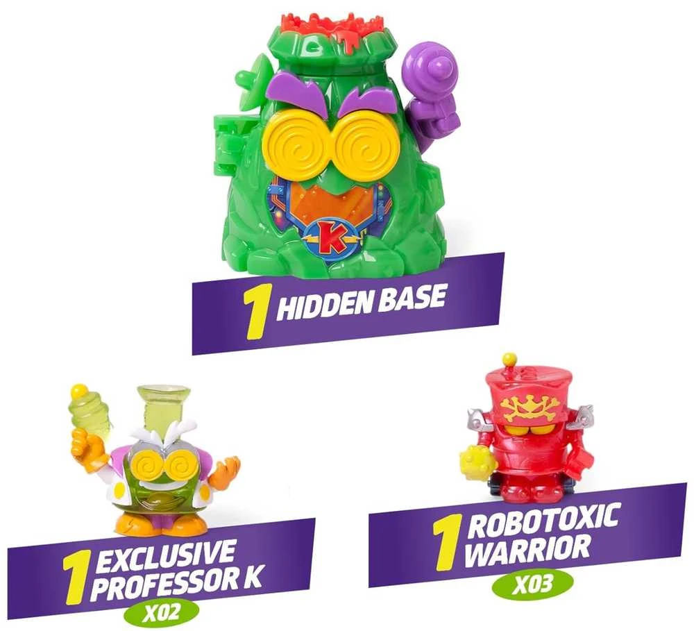 Orbico „SuperThings Rivals of Kaboom“ paslėptos bazės profesoriaus K komplektas Tajna Baza