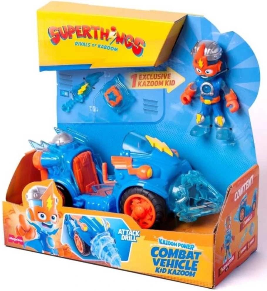 Orbico SuperZings SuperThings Kid Kazoom Combat pojazd + priedai