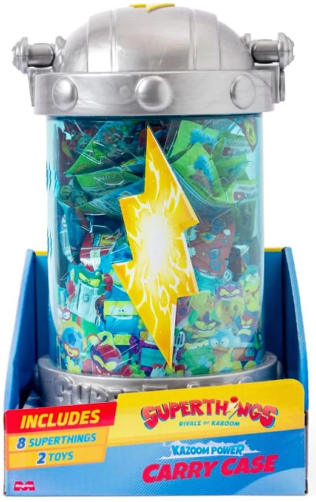 Magicbox Toys „SuperZings SuperThings“ nešiojama indų kapsulė + figūrėlės