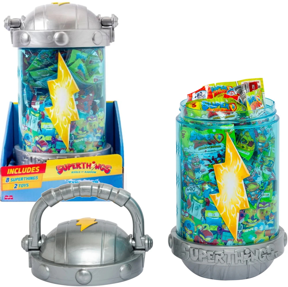 Magicbox Toys „SuperZings SuperThings“ nešiojama indų kapsulė + figūrėlės