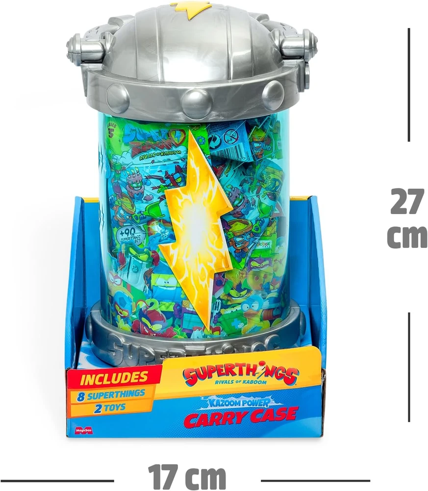 Magicbox Toys „SuperZings SuperThings“ nešiojama indų kapsulė + figūrėlės