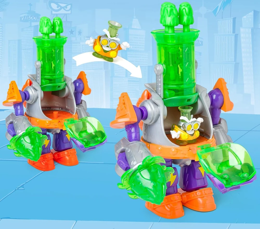 SuperZings SuperThings Ultra Striker Profesorius K robotas + figūrėlės