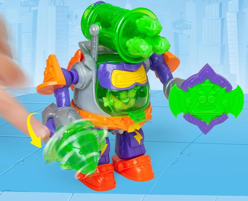 SuperZings SuperThings Ultra Striker Profesorius K robotas + figūrėlės