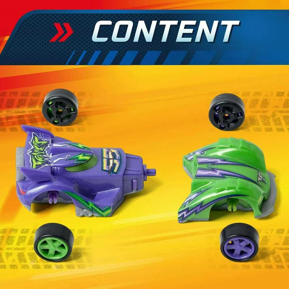 Canyon T-Racers Mix'N lenktyninių automobilių lenktyninių automobilių rinkinys iš 3 transporto priemonių