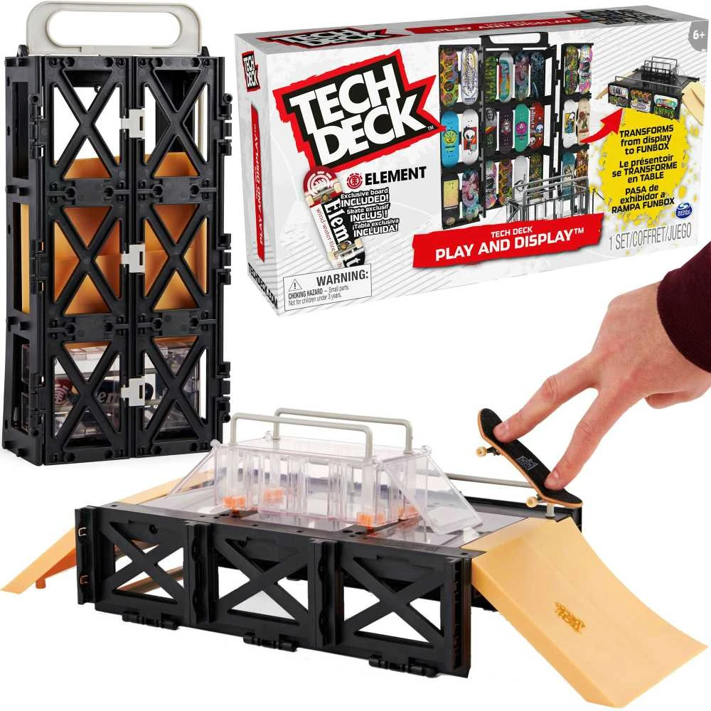 Spin Master Tech Deck - Play & Ekranas SK8 Shop Riedlenčių dėklas