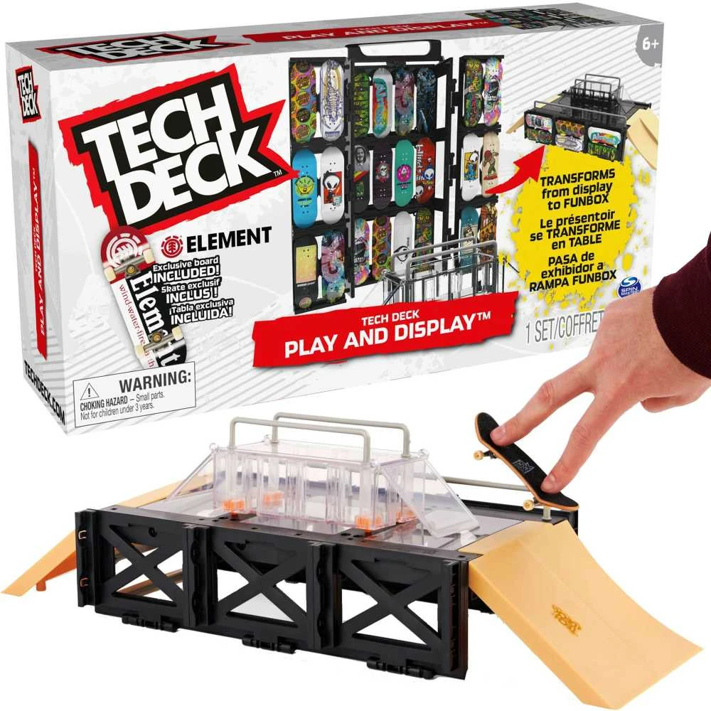 Spin Master Tech Deck - Play & Ekranas SK8 Shop Riedlenčių dėklas
