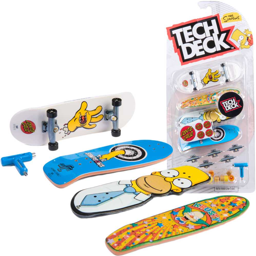 Tech Deck Skate 4 vnt. pakuotė – Simpsonai