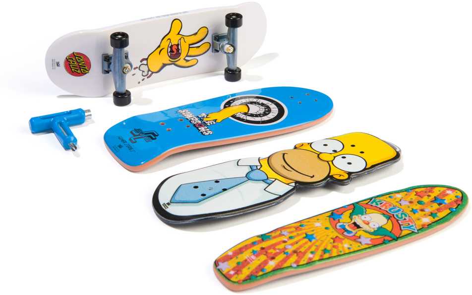 Tech Deck Skate 4 vnt. pakuotė – Simpsonai
