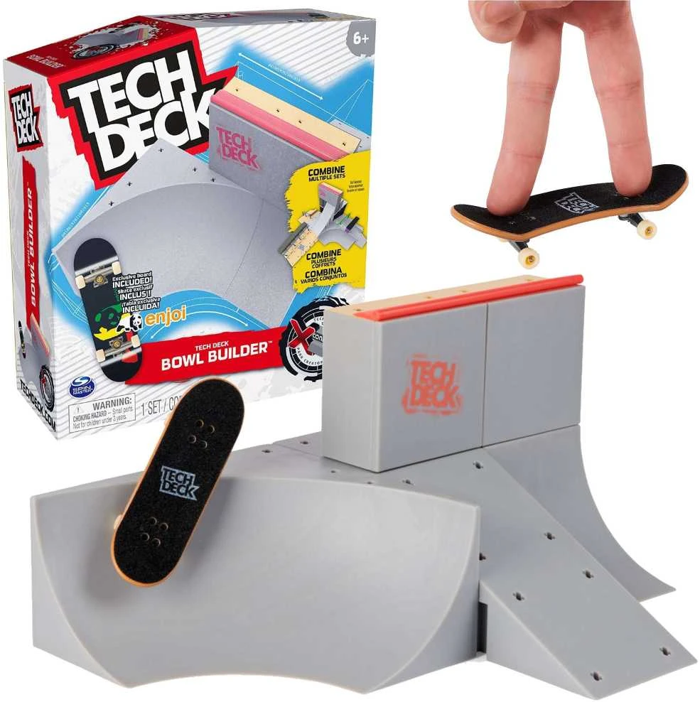 „Spin Master Tech Deck X-Connect“ starto rinkinys – „Bowl Builder“, žaislinė transporto priemonė