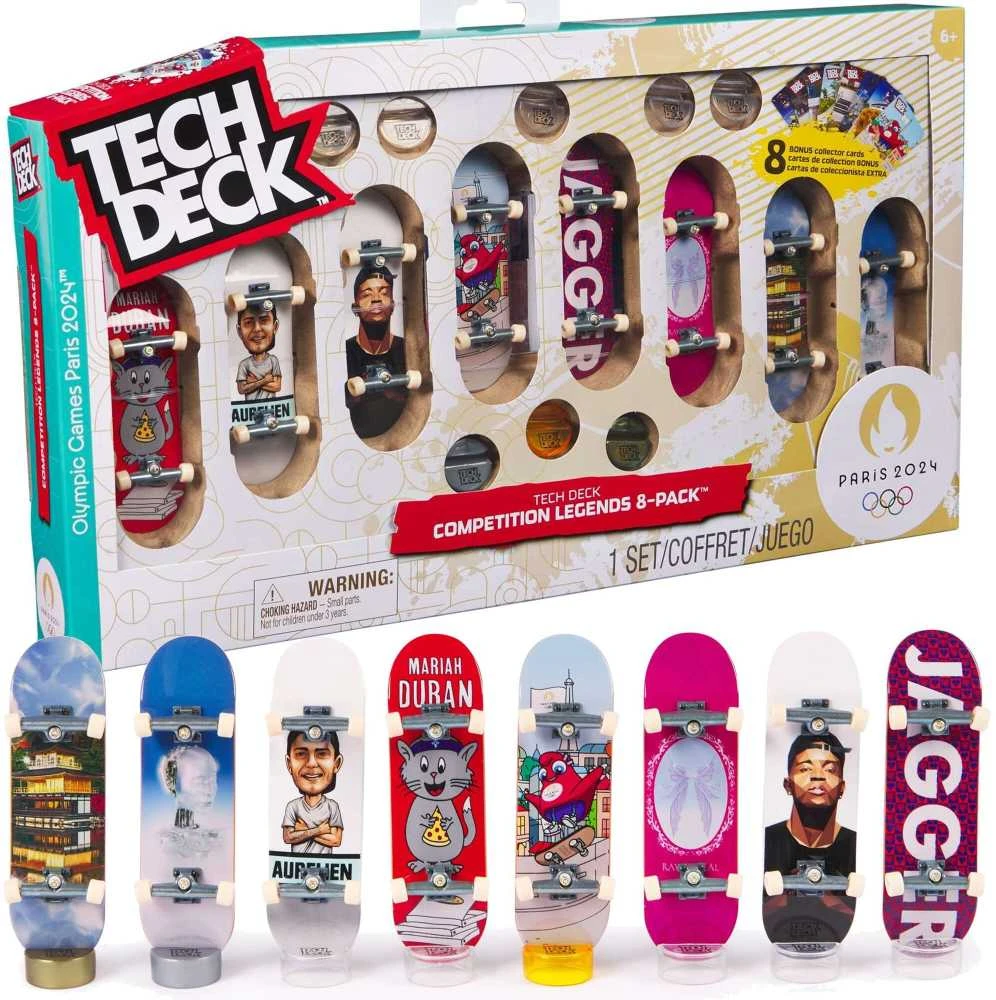 Tech Deck – Olimpinė 96 mm pirštų lenta – 8 paketas (6070368)