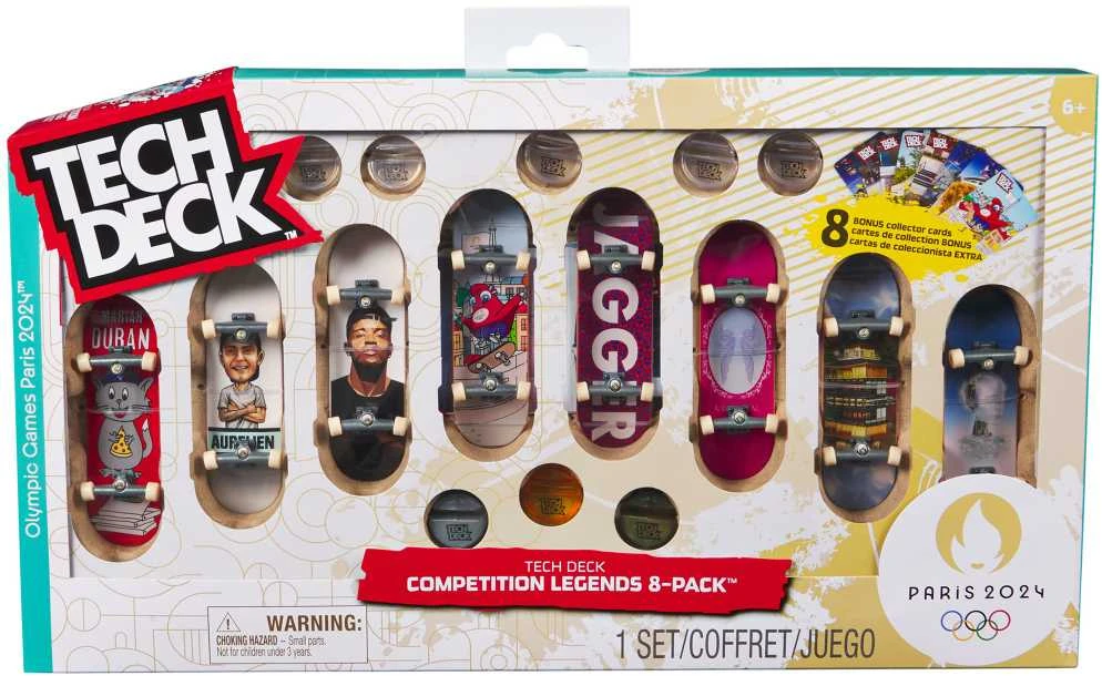 Tech Deck – Olimpinė 96 mm pirštų lenta – 8 paketas (6070368)