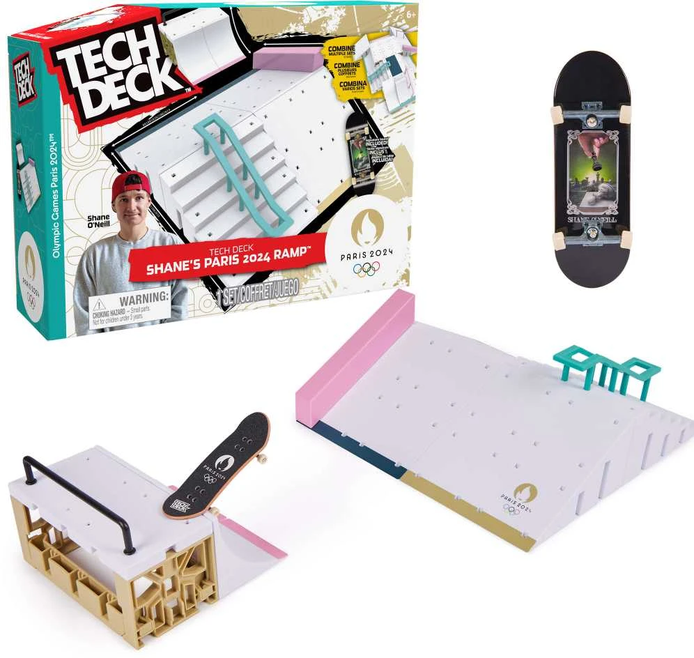 Rampa Skatepark Shane's Paris 2024 Xconnect Fingerboard + Riedlentė