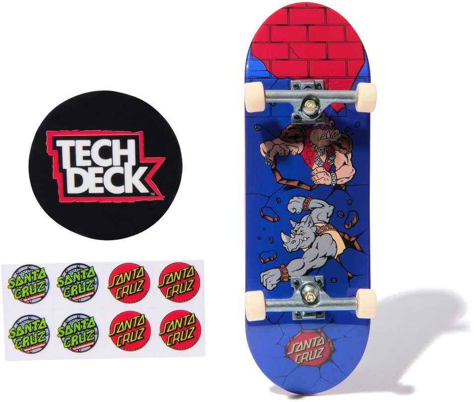Spin Master Riedlentė Fingerboard 1 Szt Santa Cruz Spongebob / The Simpsons Tech Deck