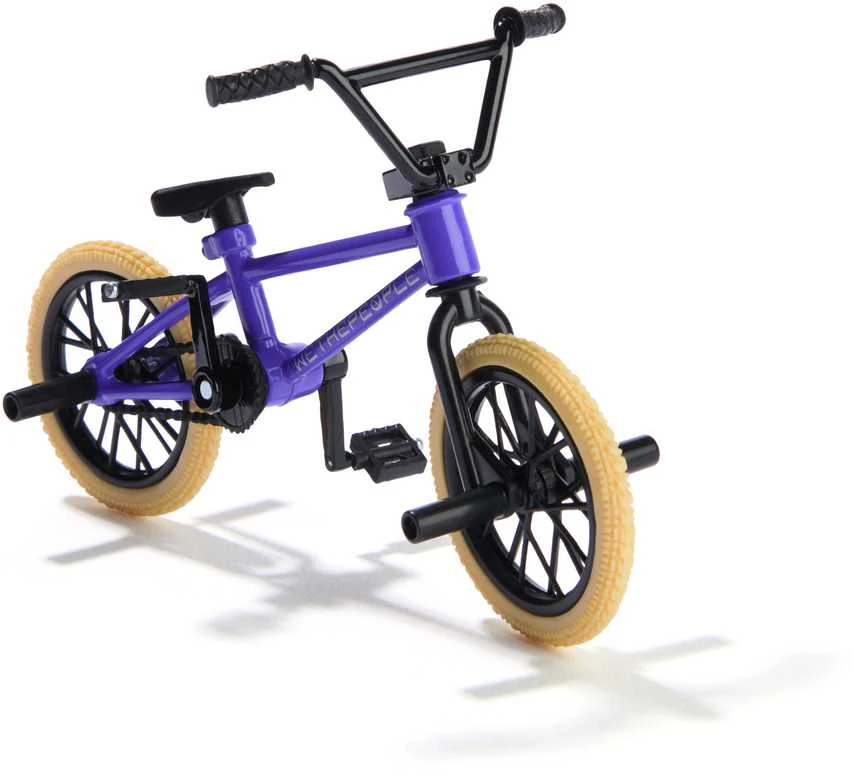 Tech Denio mažo pirštinio dviračio komplektas BMX mini pirštinis dviratis WeThePeople violetinė + lipdukai