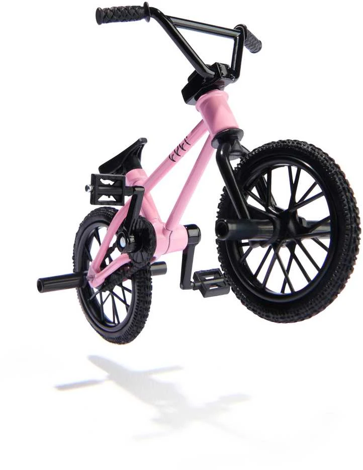 Tech Denio mažo pirštų dviračio komplektas BMX mini pirštų dviratis Cult rožinis + lipdukai