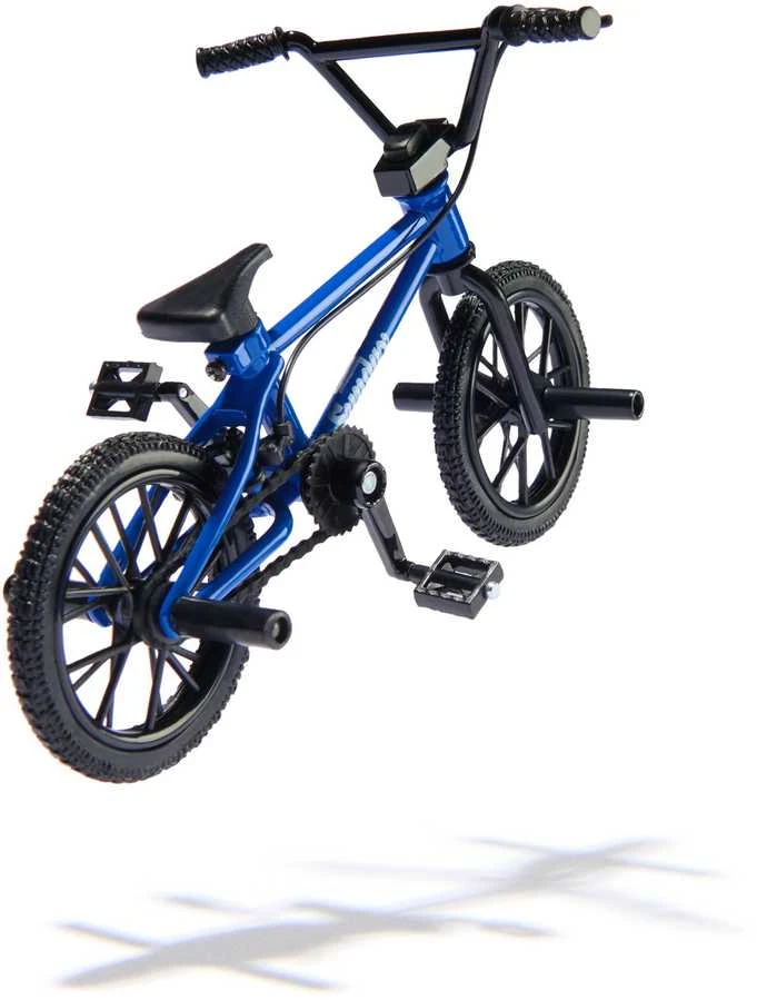 Sunday „Tech Deck“ mažų pirštinių BMX dviračių rinkinys, 44 vnt., tamsiai mėlynas, + lipdukai