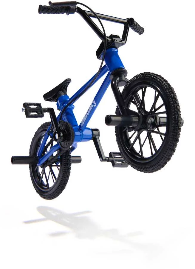 Sunday „Tech Deck“ mažų pirštinių BMX dviračių rinkinys, 44 vnt., tamsiai mėlynas, + lipdukai