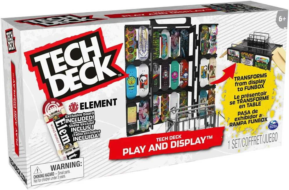 Spin Master Tech Deck - Play & Ekranas SK8 Shop Riedlenčių dėklas