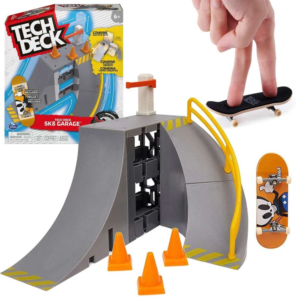 Tech Deck Rampa SK8 Garage fingerboard + Riedlentė Blind