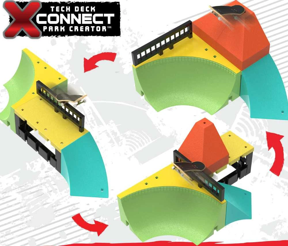 Tech Deck Technologijų rinkinys – „X-Connect Park Creator Ultra Hip Jump“ (6070358)