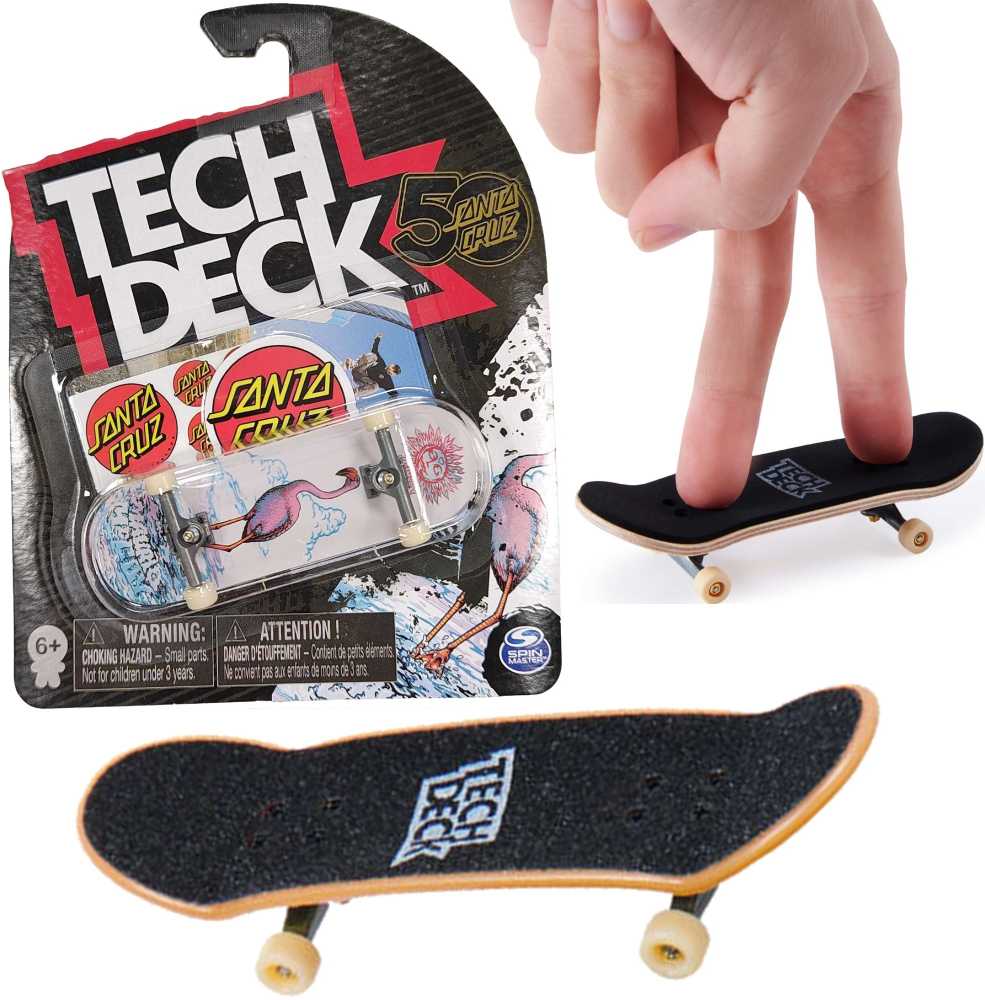 Pirštų riedlentė Spin Master Tech Deck Santa Cruz Rožinė Flamingo