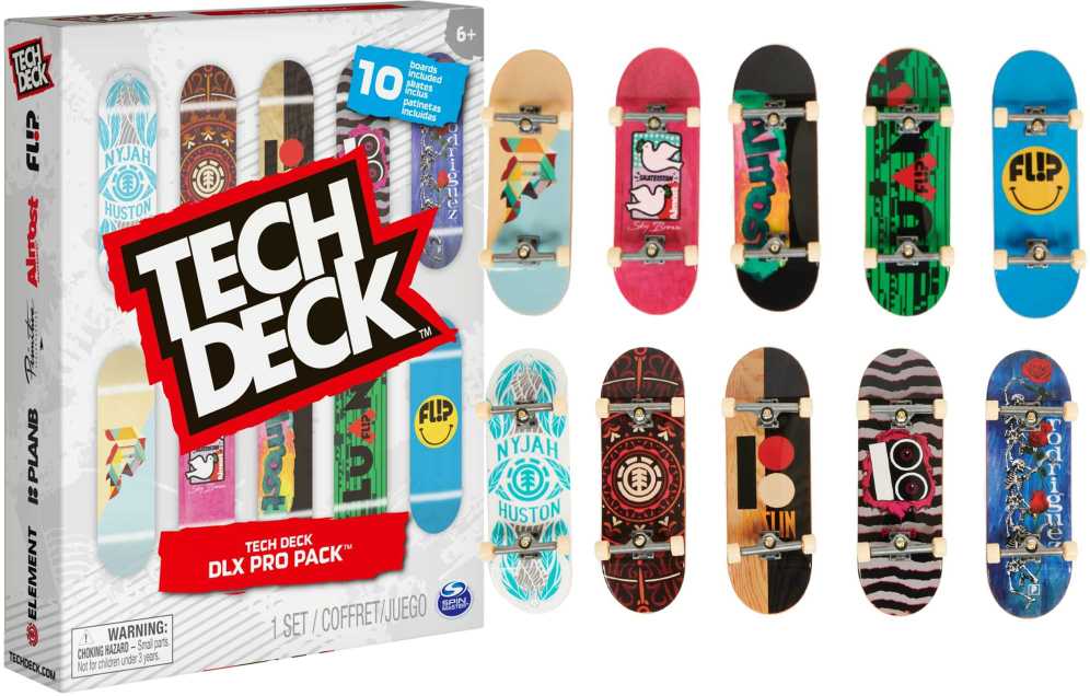 Pirštų riedlentės Spin Master Tech Deck, 10 vnt.