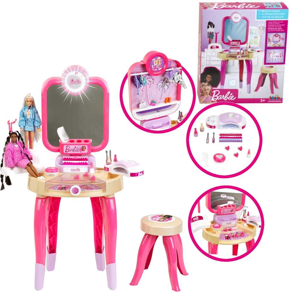 Klein Barbie tualetinis staliukas su hibridine nagų lempa