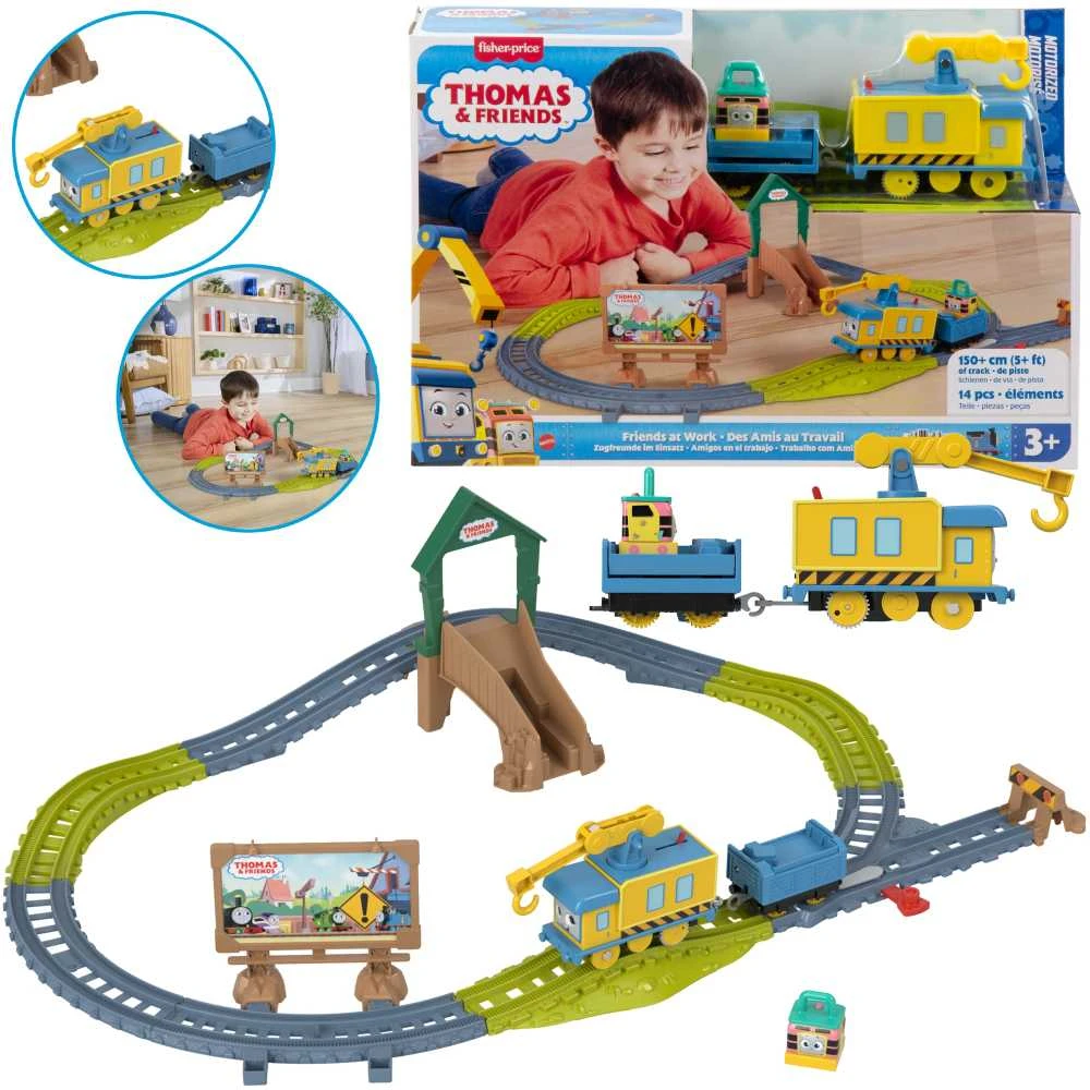 Fisher Price Tomas ir draugai užimti draugai Lokomotyvas su pavara + vikšrai