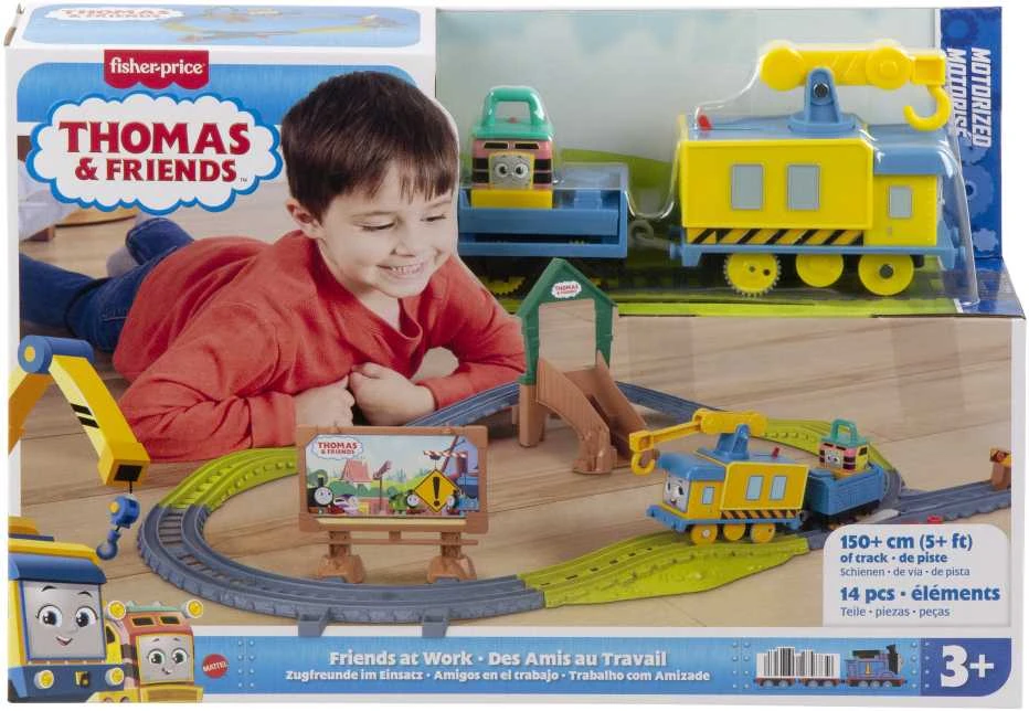 Fisher Price Tomas ir draugai užimti draugai Lokomotyvas su pavara + vikšrai
