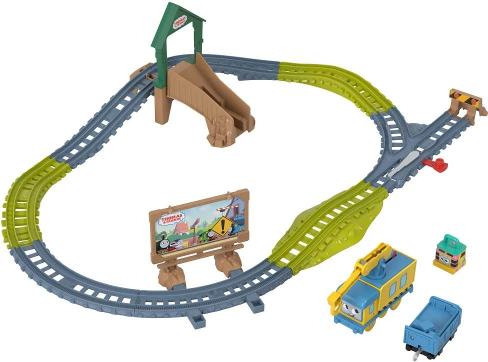 Fisher Price Tomas ir draugai užimti draugai Lokomotyvas su pavara + vikšrai