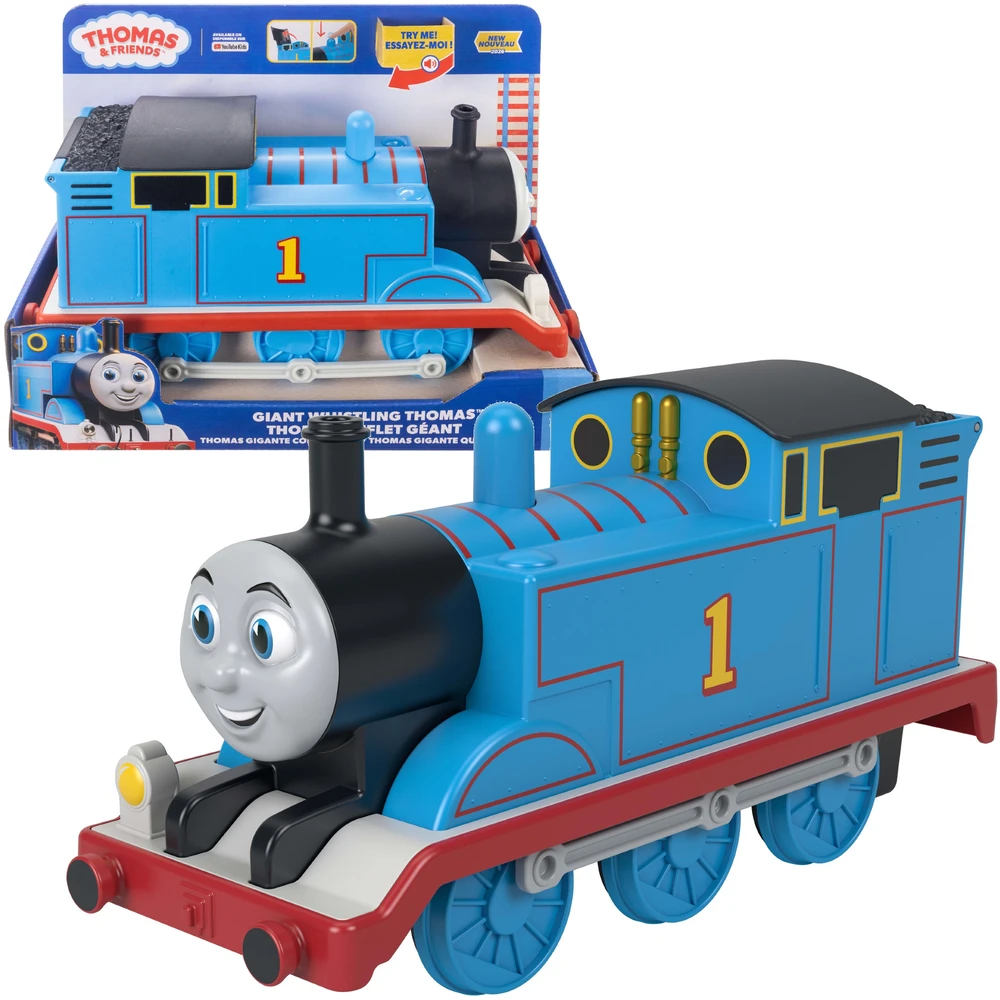 Mattel Traukinukas didelis su švilpuku Tomek Fisher-Price