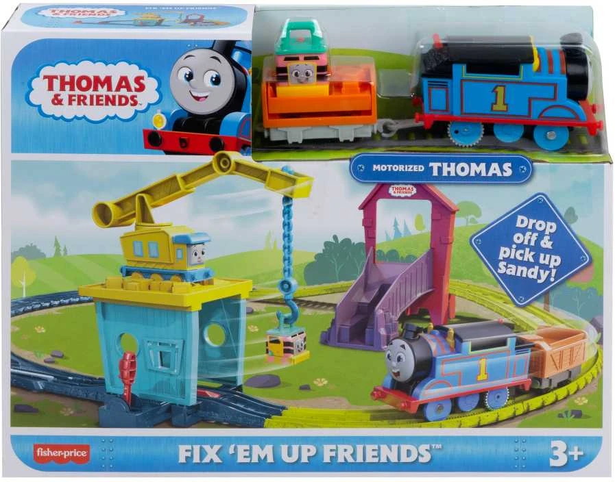 Žaislinis rinkinys Thomas and Friends „Kranė Karli ir Sandi“