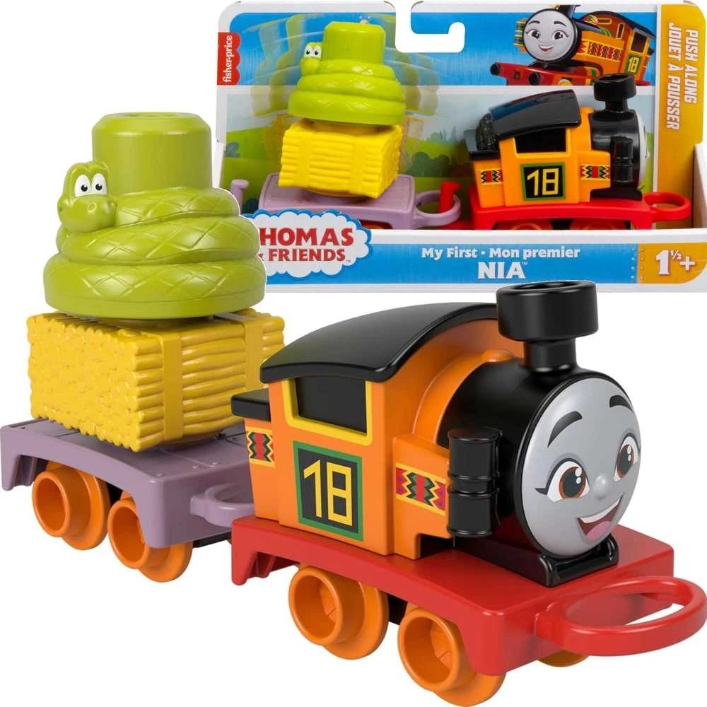 Fisher Price Tomas ir draugai Nia Rinkinys Vehicle Blocks My First Locomotive